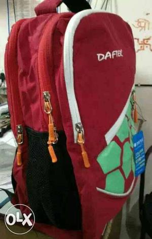 New Red, And Green Dafter Backpack