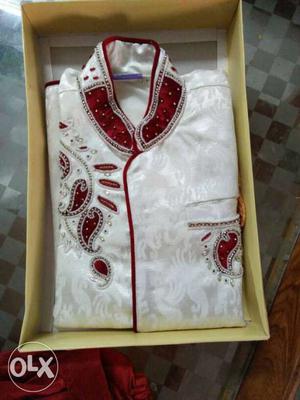 New sherwani for kid of 2to 5year with mehroon