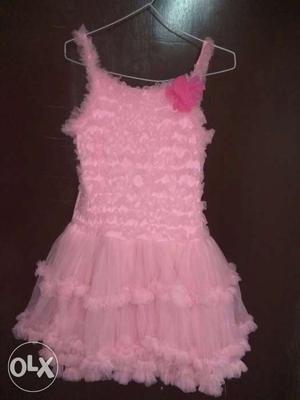 Pink frock for 7 to 8 year old girl
