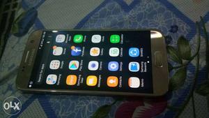 S7 Samsung gold platinum excellent condition