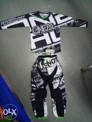 Suitable for 7 to 12 year ONEAL MOTOCROSS pant and T-shirt