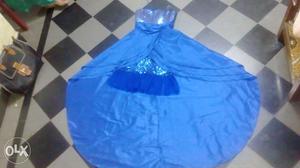 This is a blue frock this is fit in  years
