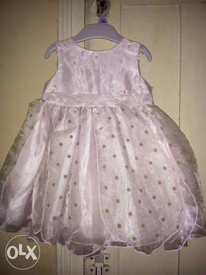 Toddler's Gray Sleeveless Midi Dress