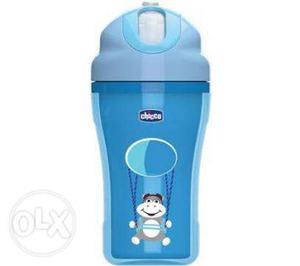 White And Blue Chicco Water Bottle