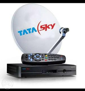 Black And Gray Tata Sky TV Box Set Screenshot