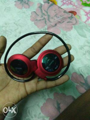 Black And Red Headphones