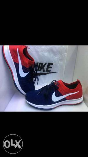 Blue-and-red Nike Low-top Sneakers