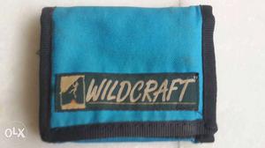 Blue original Wildcraft wallet, slightly used