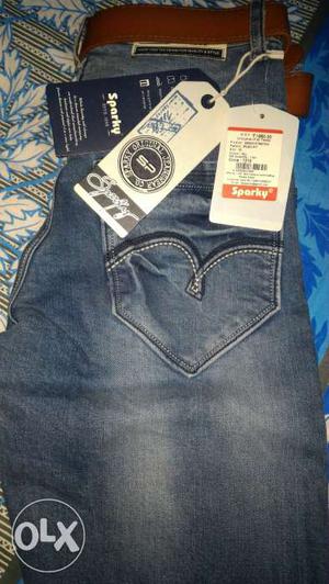 Brand new jeans size- 30, length- 39 inches