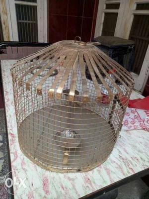 Cage golden colour very specious for