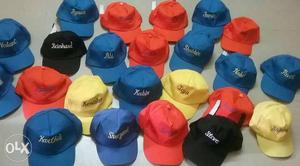 Caps with names as return favours Min order 20 pcs