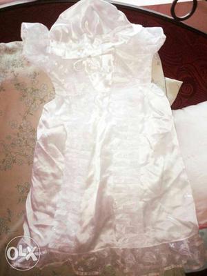 Christening dress with cap used jus once for my son's