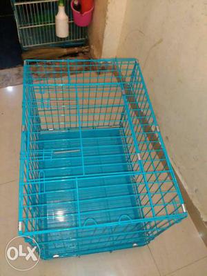 Dog cat cage foldable