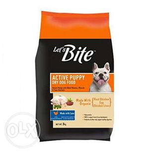 Let's Bite Active Puppy Dry Dog Food Pack