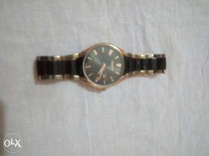 Longinies conical watch black colour hardly used