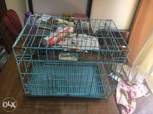Pet cage suitable for cats fully foldable