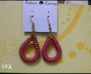 Pink Fashion Earrings