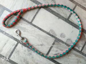 Red And Green Pet Leash