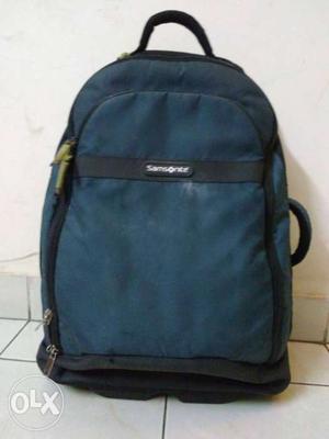 Samsonite laptop backpack with trolley - in