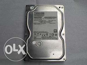 TOSHIBA brand SATA Hard Disk 500GB sparingly used