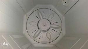 White Washing Machine Interior