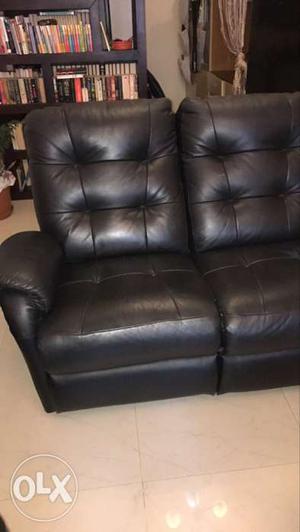 3+2+1 Leather recliner