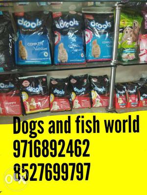 All brands Pet's food and accessories