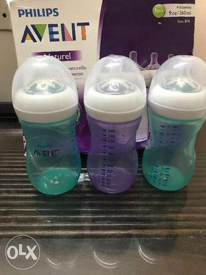 Avent baby bottle suitable from age 0-24 month.