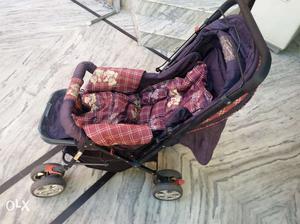 Baby stroller used very less on reasonable price.