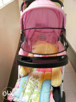 Baby's Pink Stroller