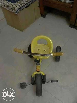 Children's Yellow Tricycle