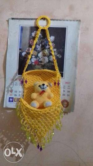 Handicraft teddy jhula