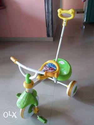 One year old kids tricycle with movable handle