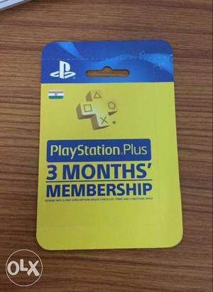 Playsation plus card - 3 months