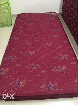 Red And Purple Floral Bed Mattress