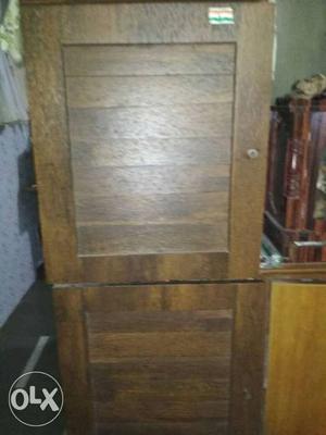 Small cupboard in brown color