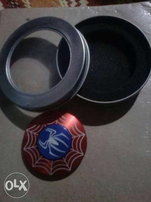 Spider man spinner with box, only one day old