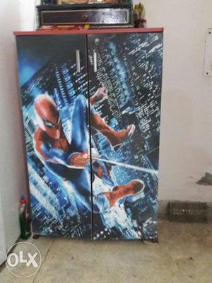 Spiderman Printed Wooden Cabinet