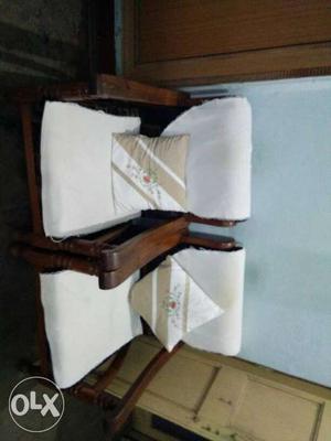 Teakwood two set of sofa to be sold. Interested