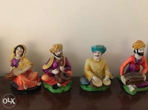 Traditional Indian figurines for decoration. Very