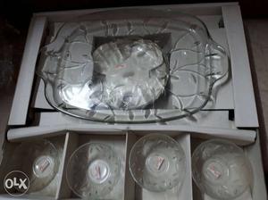 Tray with bowls and plates