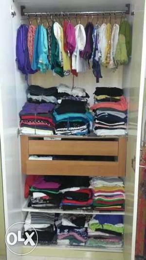 Urgent sale once used clothes for female, rs 100/- only