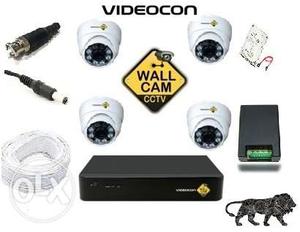 Videocon Wallcam CCTV Set