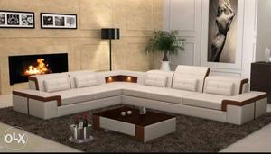 White Sectional Couch