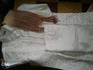 White sherwani suit for 10 years boy good condition