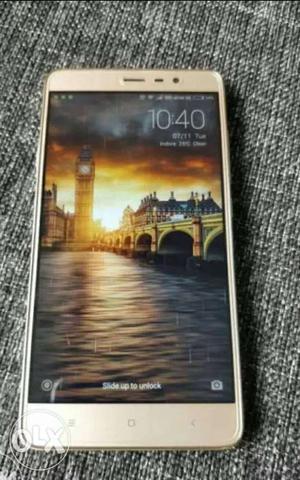 4 month old only mi note3 3gb ram 32gbrom all