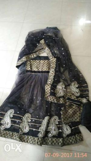Brand new ghagra which is ready to wear with