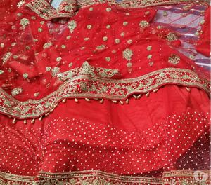 Bridal Lehenga with Shirwani style long Kurta embroided New