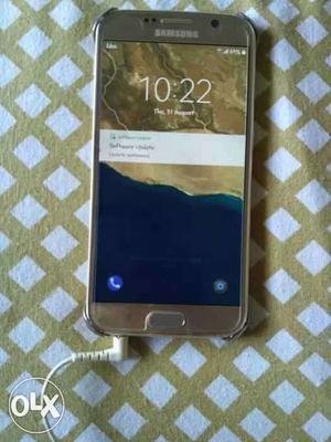 Galaxy s6 in good condition with bill n box n all