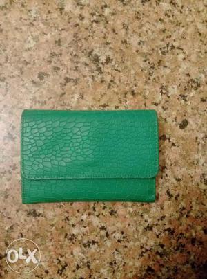 Green Crocodileskin-leather Wallet